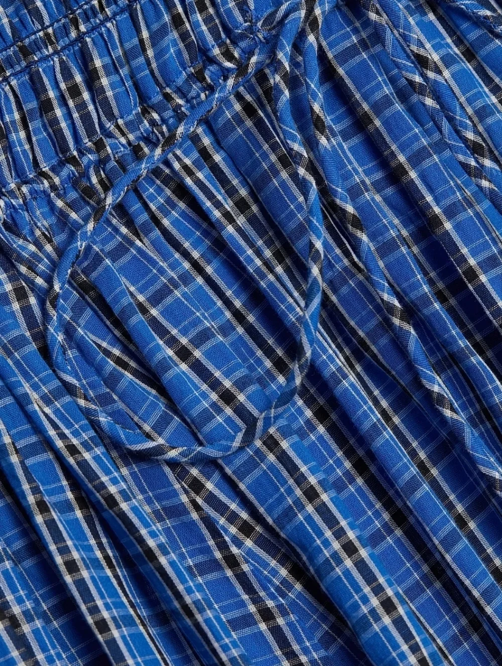 NWOT Doen Ischia in cassis check, large - Picture 10 of 10